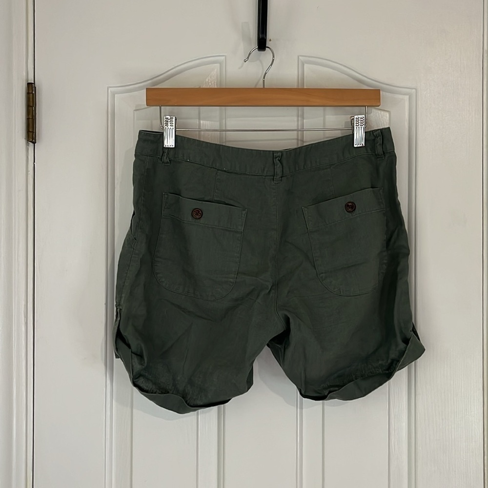 Patagonia |‎ Olive Green W's Island Hemp 5" Shorts Hiking Outdoors Active Size 8 - Picture 7 of 11